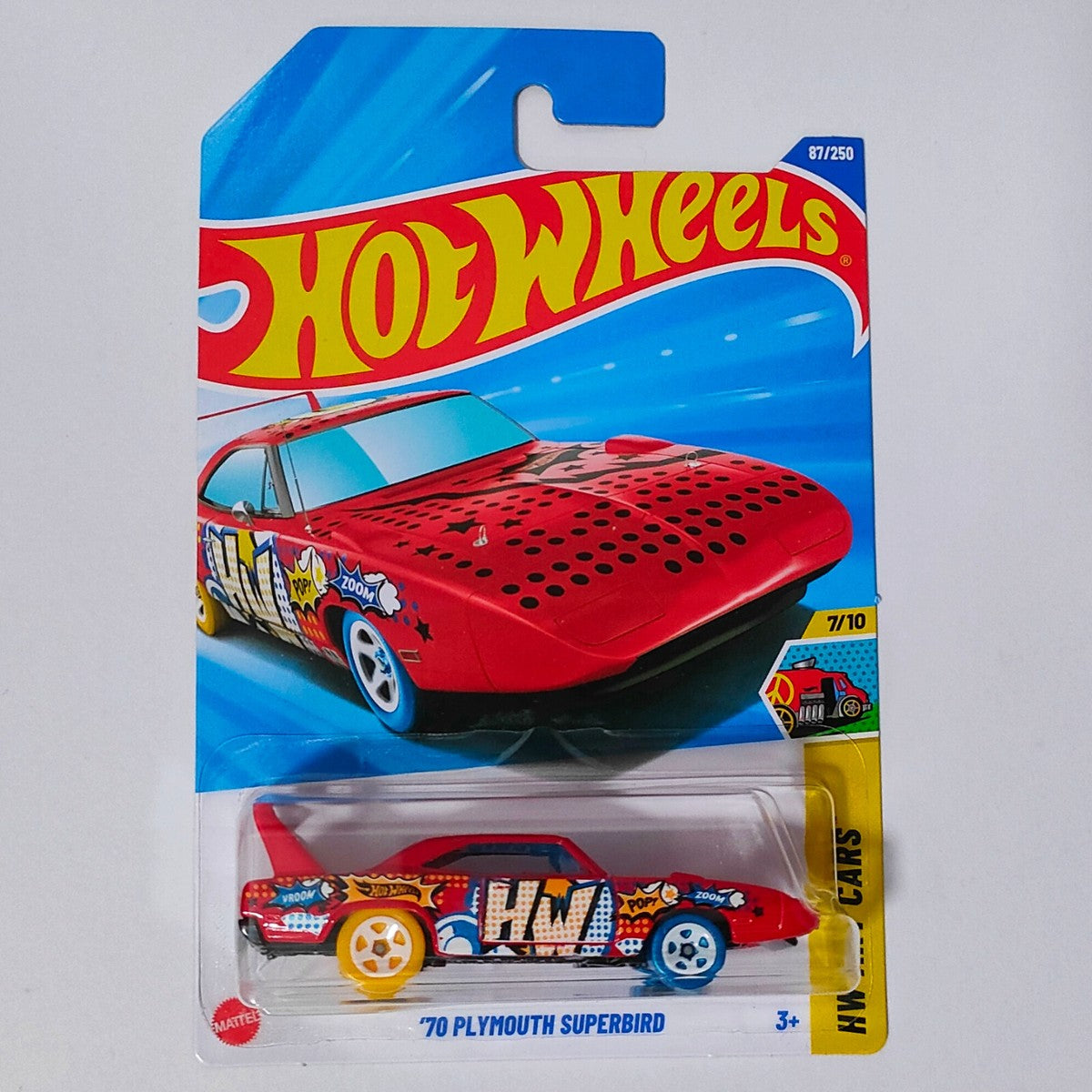 Hot Wheels 70 Plymouth Superbird Rojo.