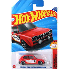 Hot Wheels 73 Honda Civic Custom/Personnalisé Rojo.