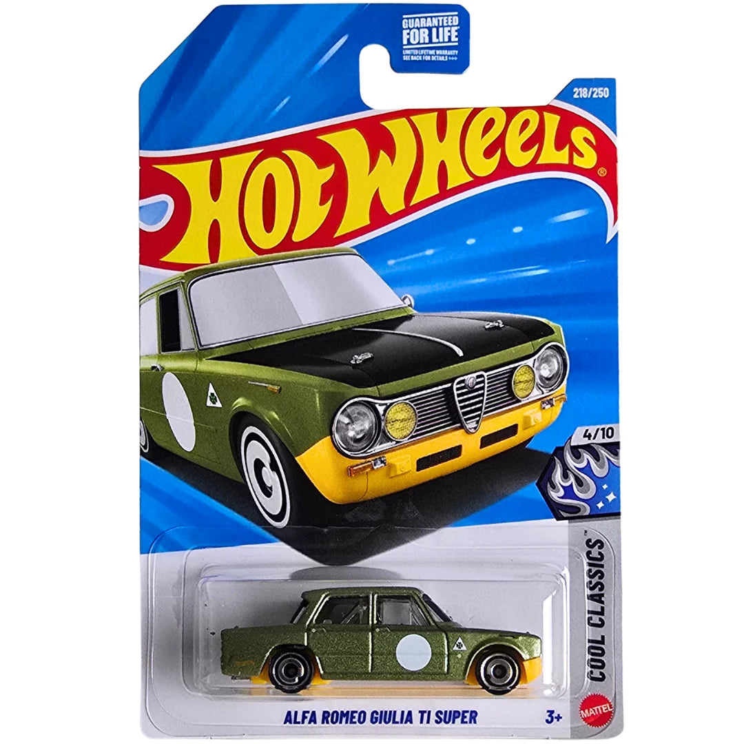 Hot Wheels Alfa Romeo Giulia TI Super Verde.