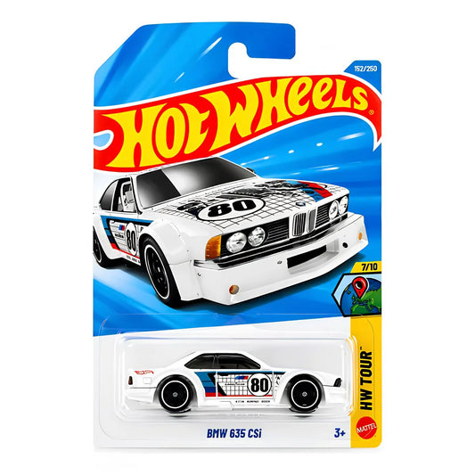 Hot Wheels BMW 635 CSi Blanco.