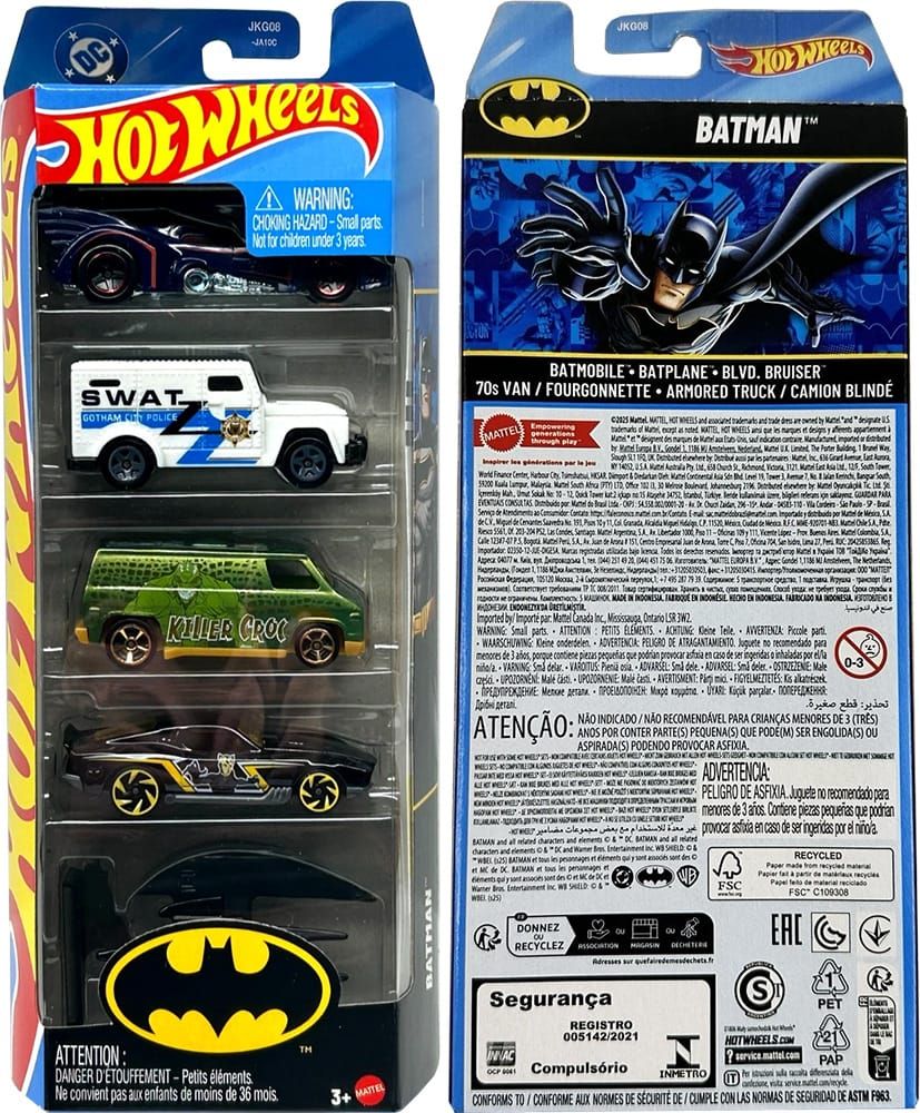 Hot Wheels Batman 5 Pack.