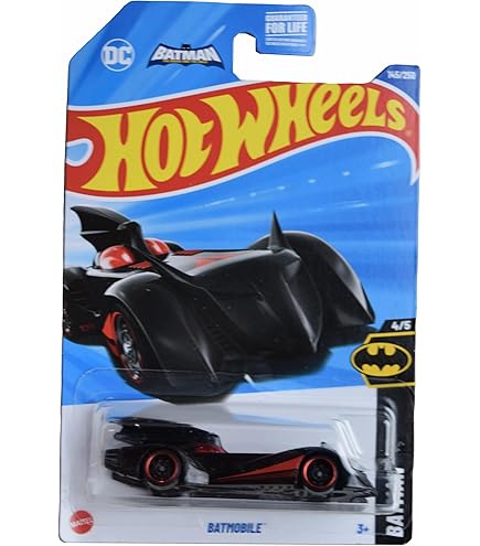Hot Wheels Batmobile Negro.
