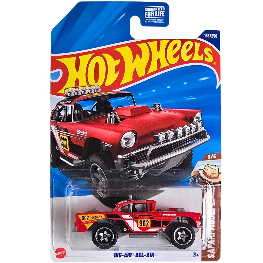 Hot Wheels Big-Air Bel-Air Rojo.