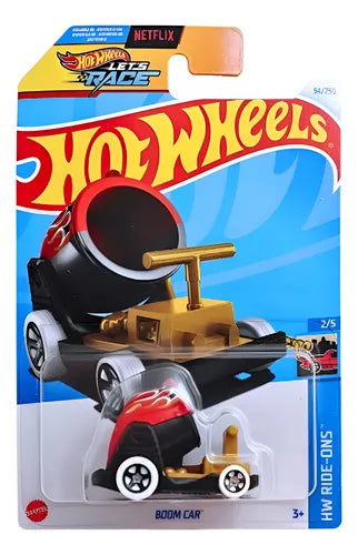 Hot Wheels Boom Car Negro.