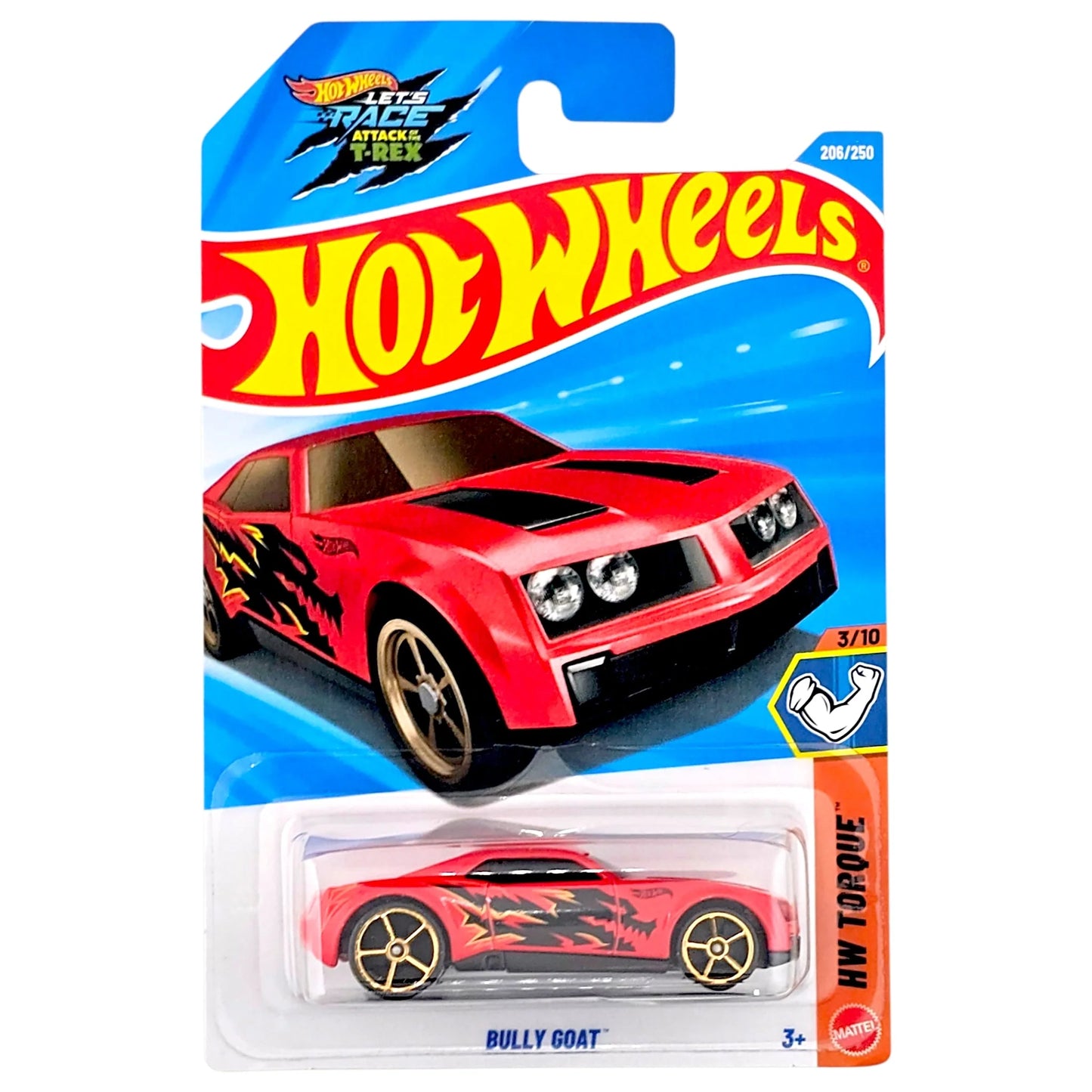 Hot Wheels Bully Goat Rojo.