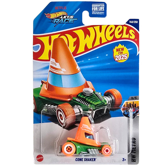 Hot Wheels Cone Shaker Naranja.