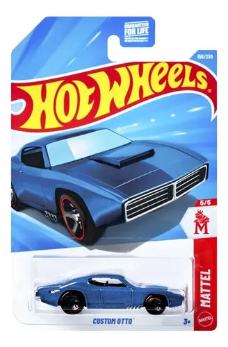 Hot Wheels Custom Otto Azul.