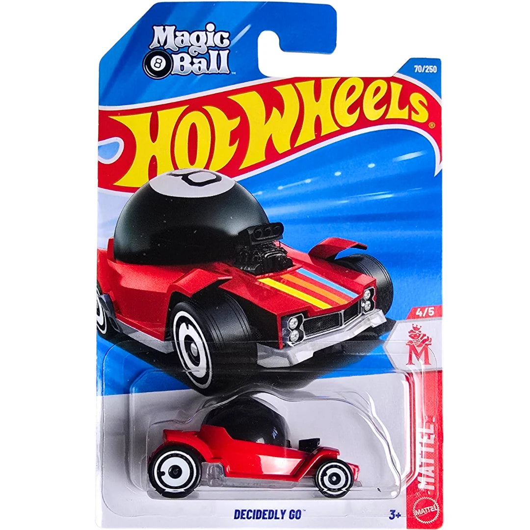 Hot Wheels Decidedly Go Rojo.