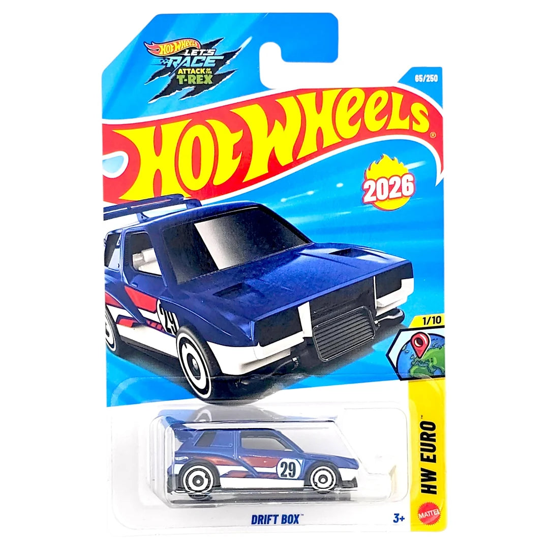 Hot Wheels Drift Box Azul.