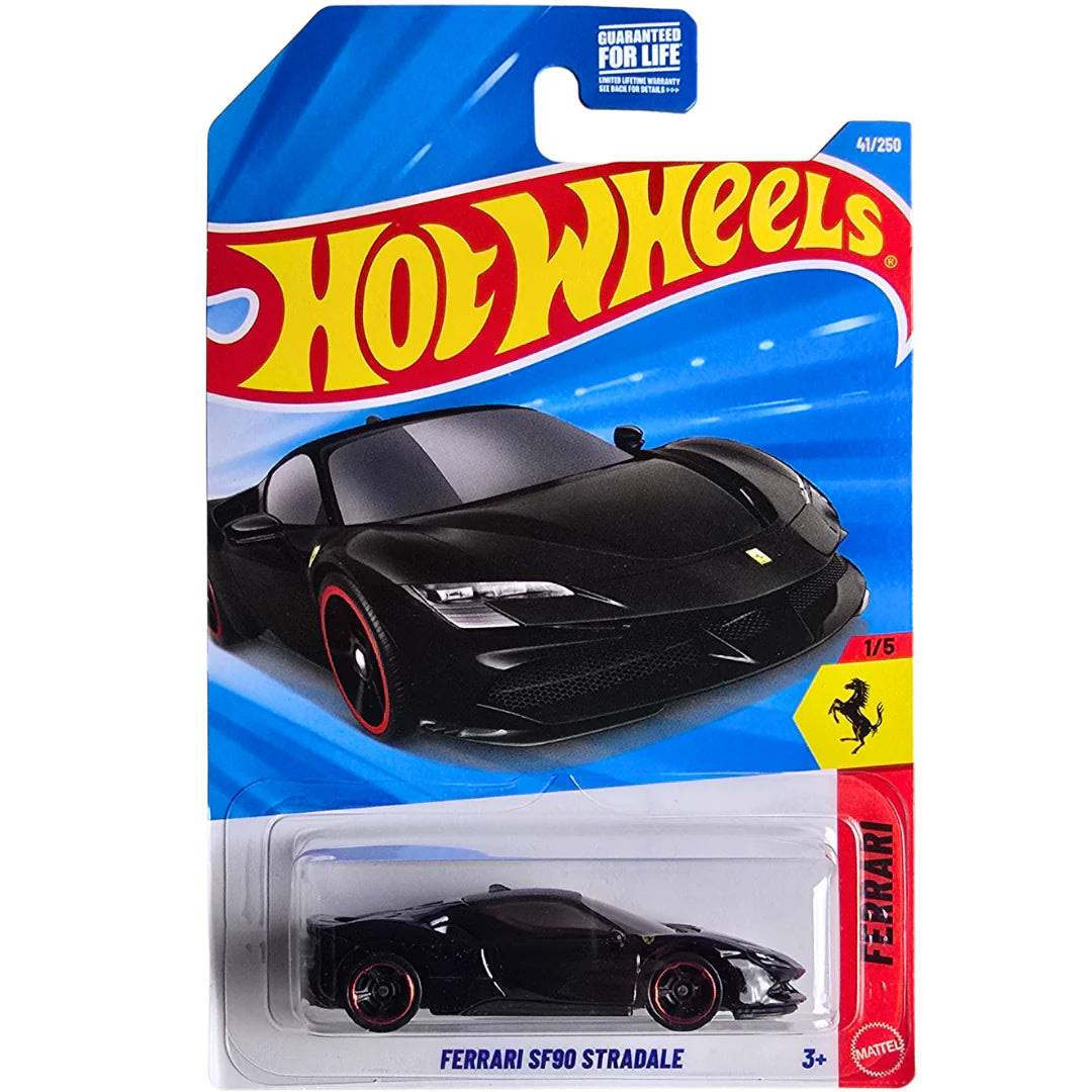 Hot Wheels Ferrari SF90 Stradale Negro.