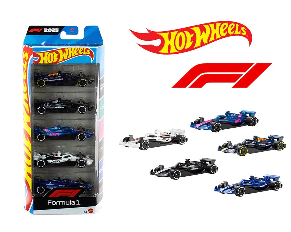 Hot Wheels Formula 1 2025 5 Pack.