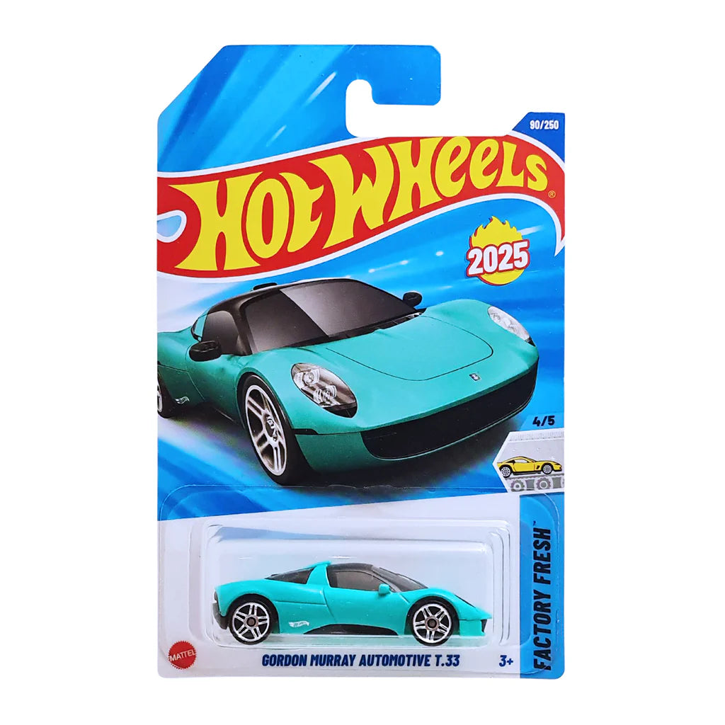 Hot Wheels Gordon Murray Automotive T.33 Turquesa.