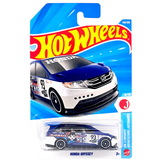 Hot Wheels Honda Odyssey Azul.