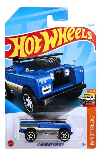 Hot Wheels Land Rover Series ll Azul.