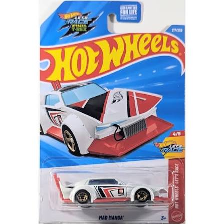Hot Wheels Mad Manga TH Blanco.