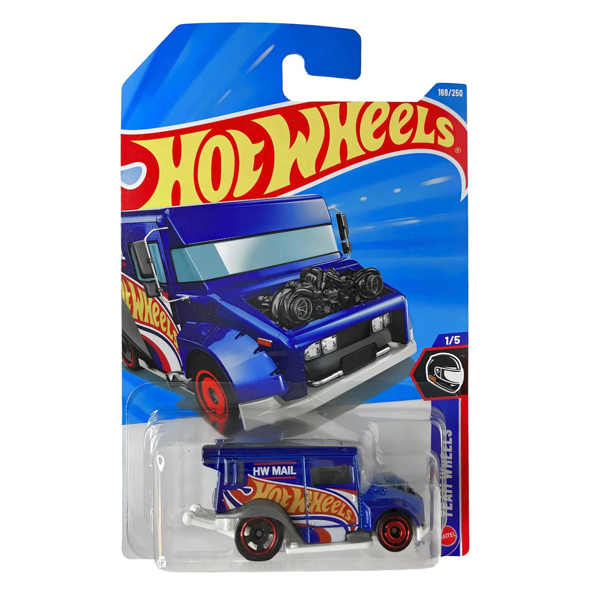 Hot Wheels Mailed It! Azul.