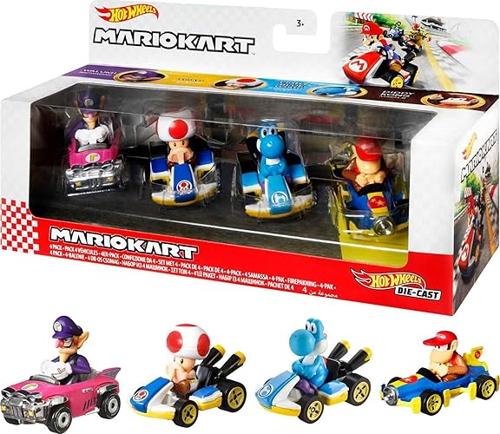 Hot Wheels Mario Kart 4 Pack.
