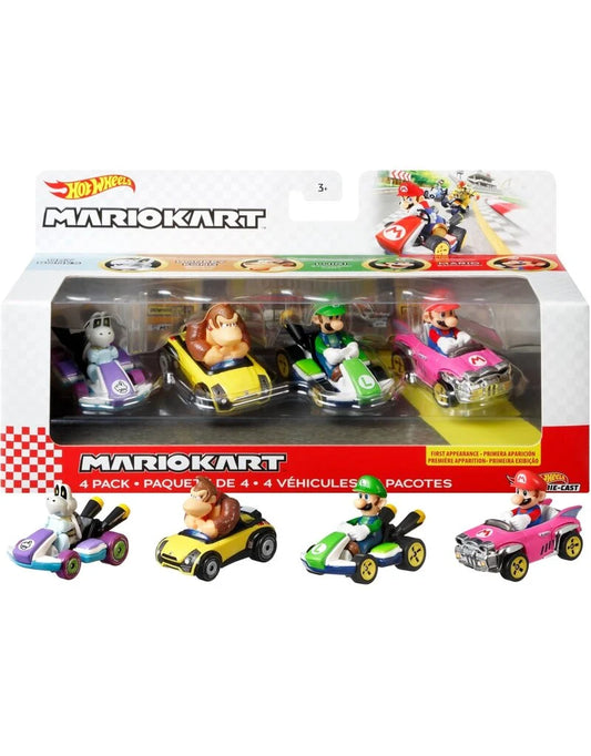 Hot Wheels Mario Kart 4 Pack.