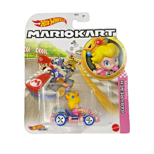 Hot Wheels Mario Kart Baby Peach Pipe Frame.