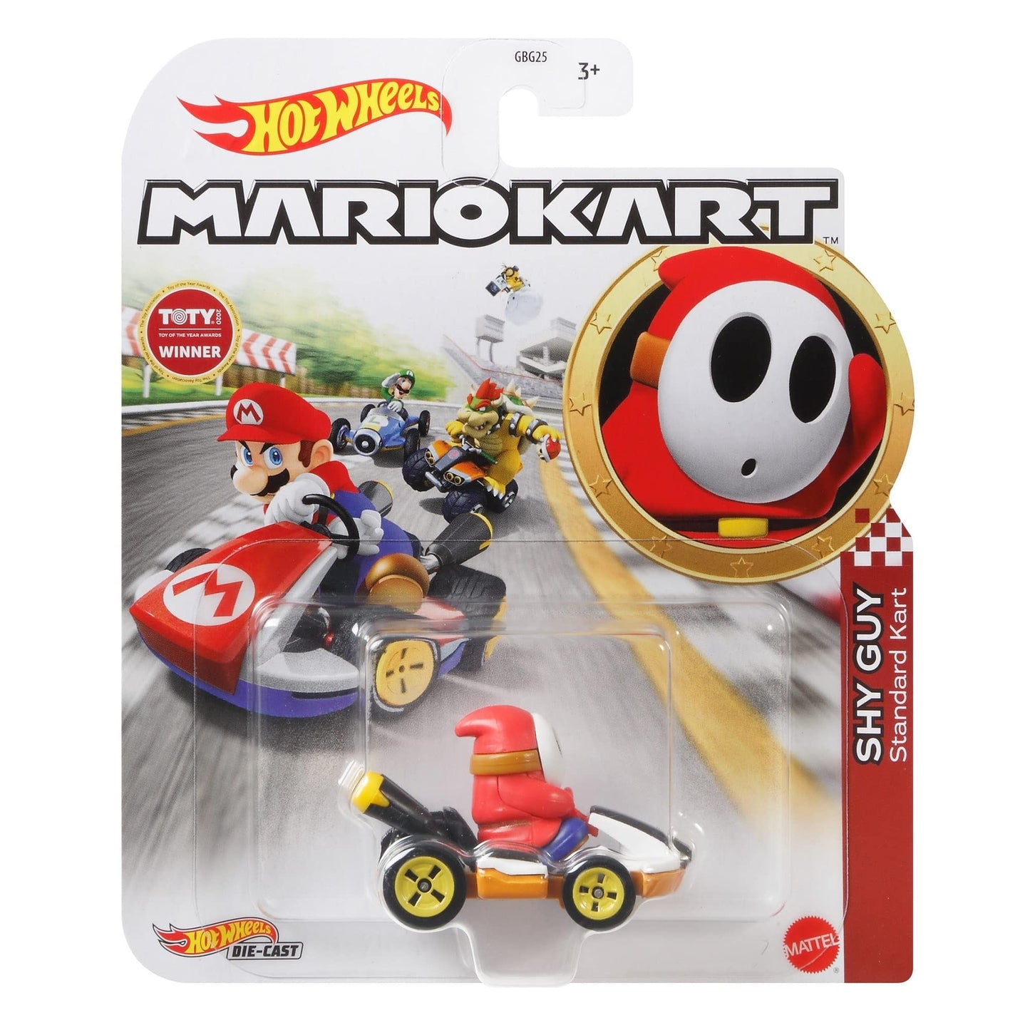 Hot Wheels Mario Kart Shy Guy Standard Kart.