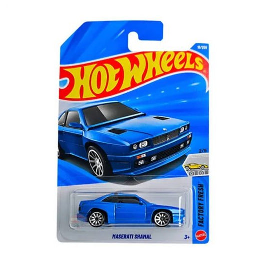 Hot Wheels Maserati Shamal Azul.