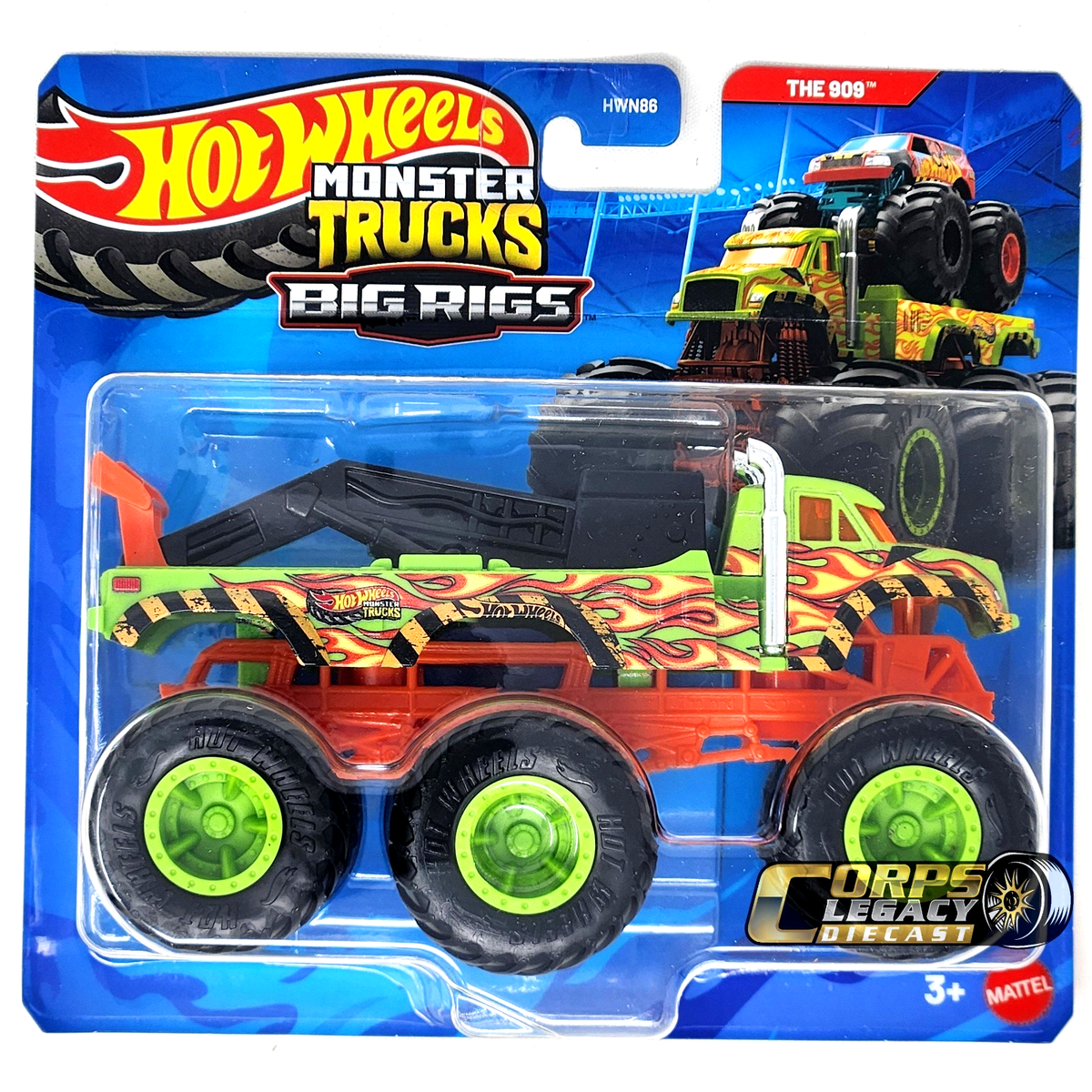 Hot Wheels Monster Trucks Big Rigs The 909.