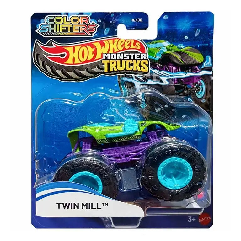 Hot Wheels Monster Trucks Color Shifters Twin Mill.