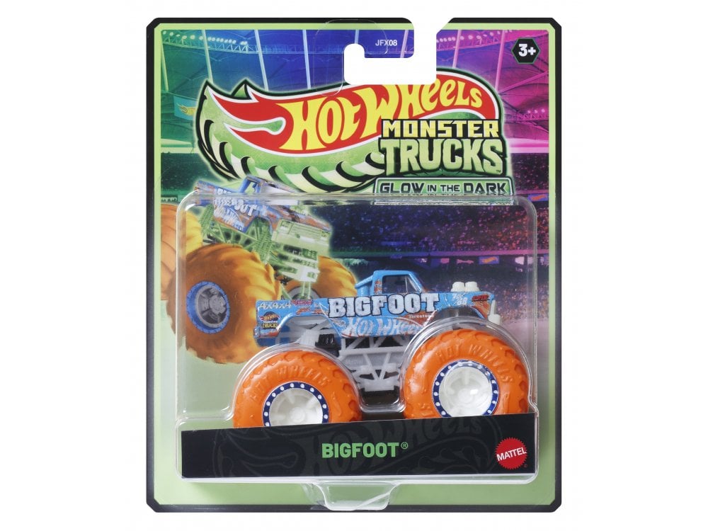 Hot Wheels Monster Trucks Glow In The Dark Bigfoot.