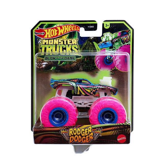Hot Wheels Monster Trucks Glow In The Dark Rodger Dodger.