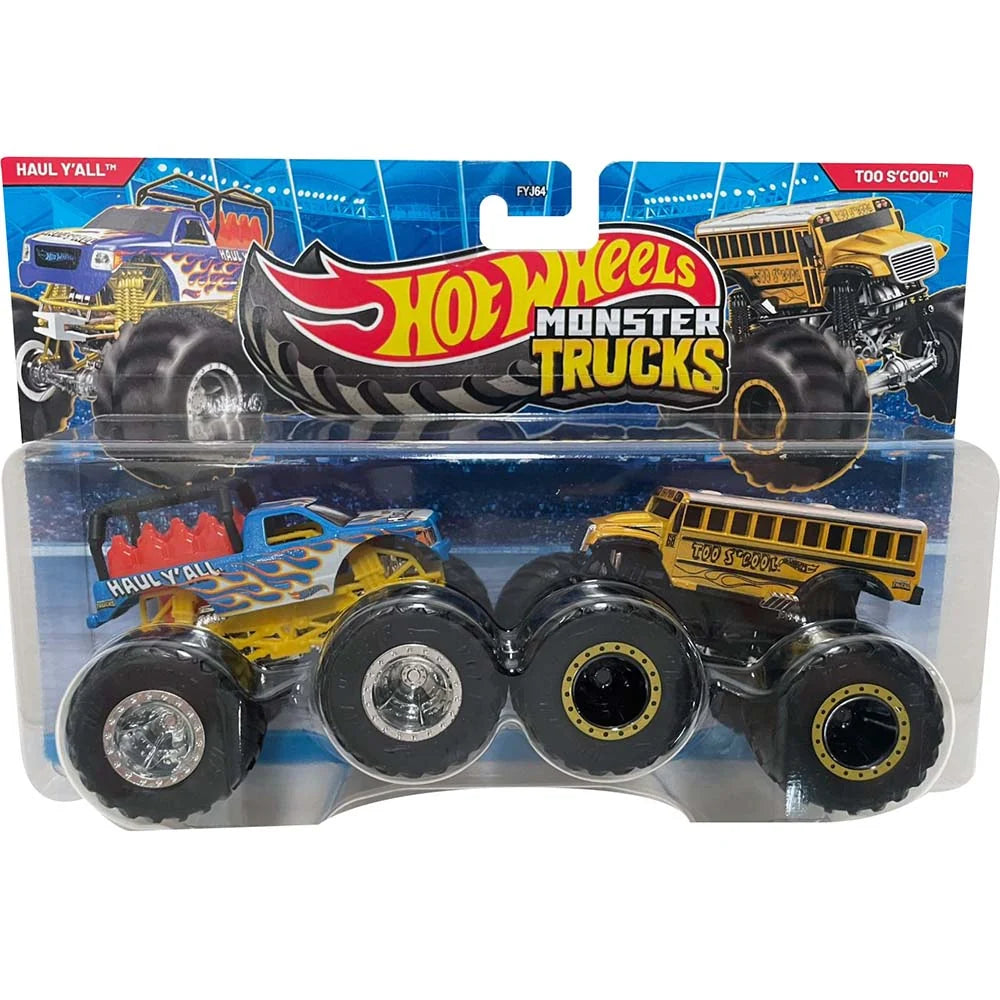 Hot Wheels Monster Trucks Haul Y'All y Too S'Cool.
