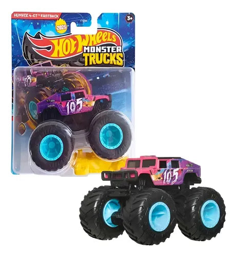 Hot Wheels Monster Trucks Humvee 4-CT Fastback.