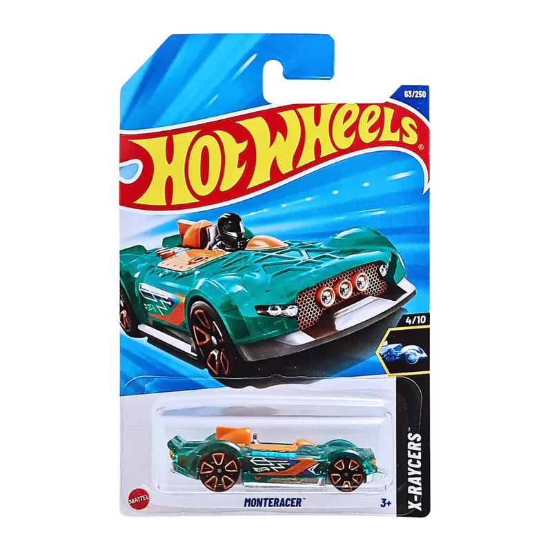 Hot Wheels Monteracer Turquesa.