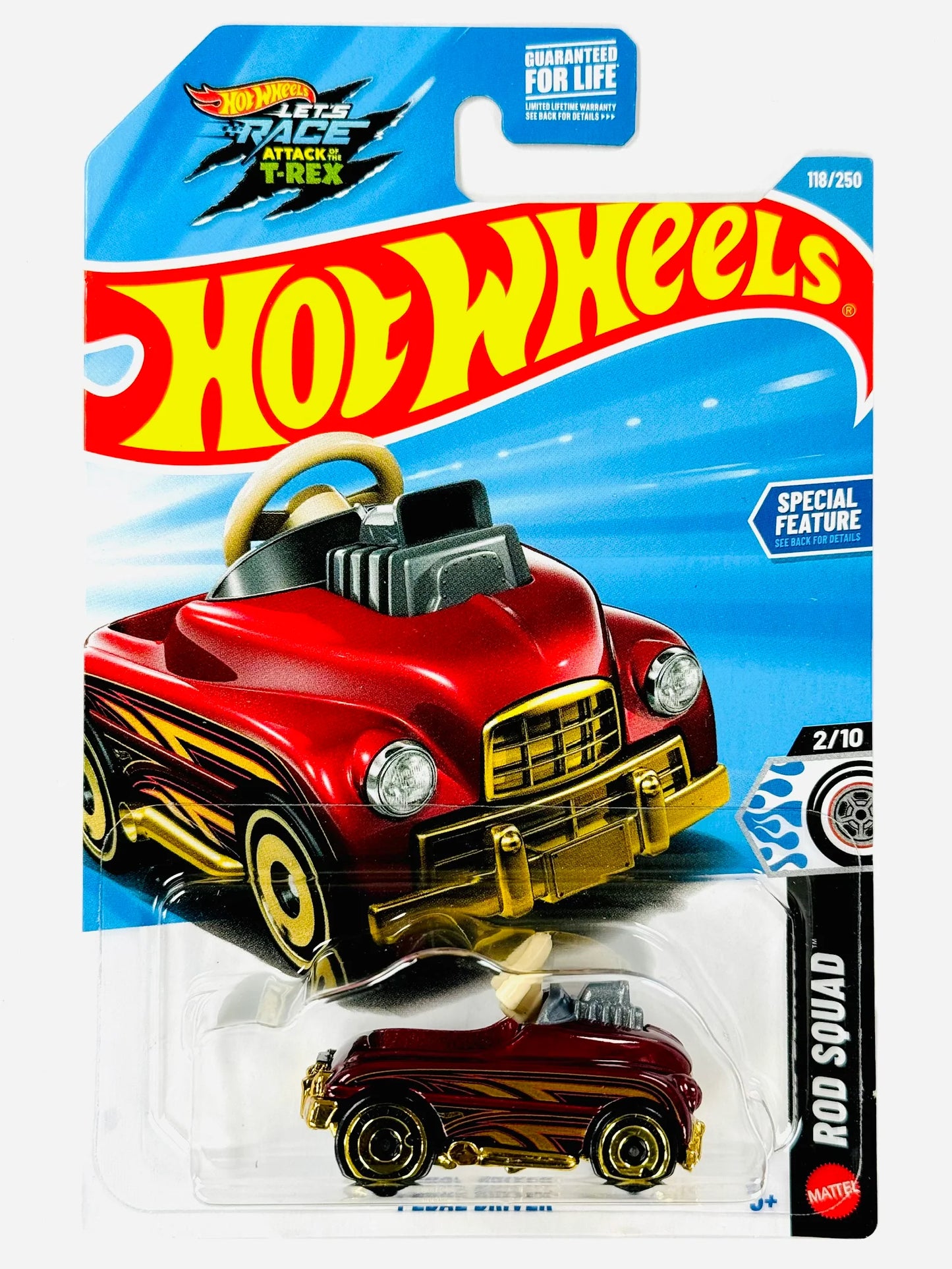Hot Wheels Pedal Driver Rojo.