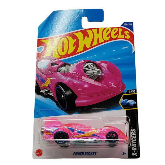 Hot Wheels Power Rocket Rosado.