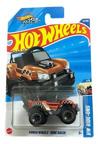 Hot Wheels Power Wheels Dune Racer Naranja.