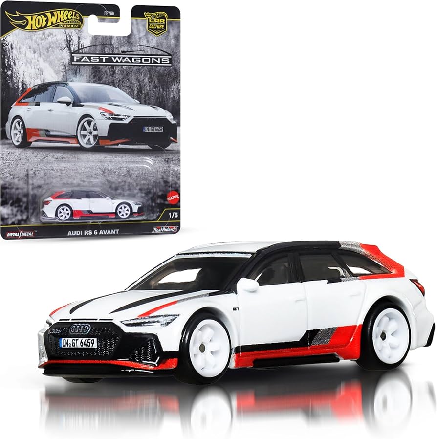 Hot Wheels Premium Audi RS 6 Avant.