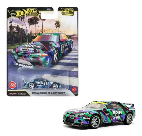 Hot Wheels Premium Boulevard Nissan Skyline GT-R (R32) Pandem.