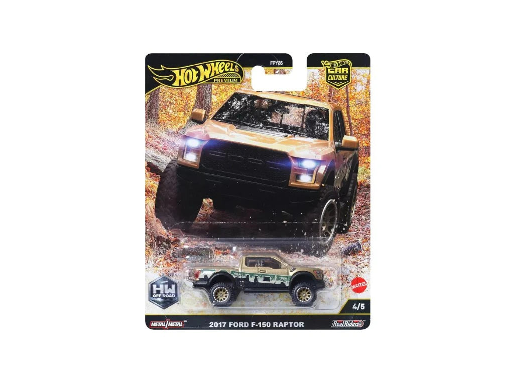 Hot Wheels Premium Car Culture 2017 Ford F-150 Raptor.