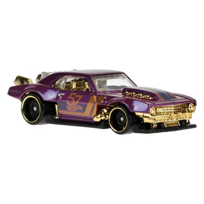 Hot Wheels Premium Custom / Personnalisé 68 Camaro Morado.
