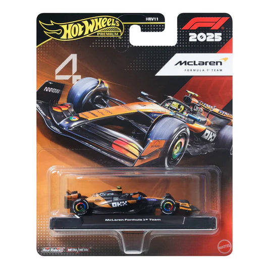 Hot Wheels Premium Formula 1 2025 McLaren Formula 1 Team 4.
