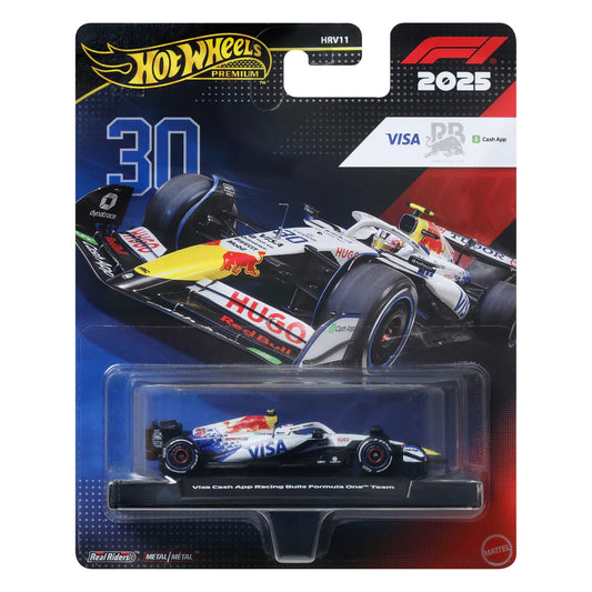 Hot Wheels Premium Formula 1 2025 Visa Cash App Racing Bulls Formula One Team 30.