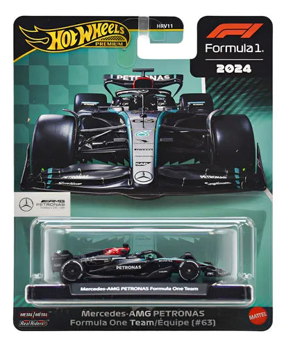 Hot Wheels Premium Formula 1 Mercedes-AMG Petronas Formula One Team / Équipe (#63).