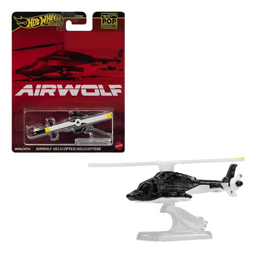 Hot Wheels Premium POP Culture AIRWOLF Helicopter/Hélicoptere.