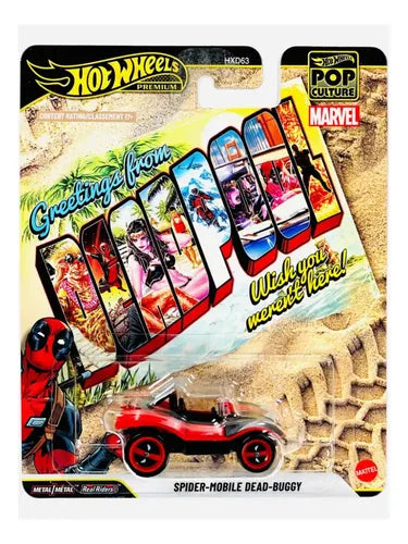 Hot Wheels Premium POP Culture Marvel Spider-Mobile Dead-Buggy.