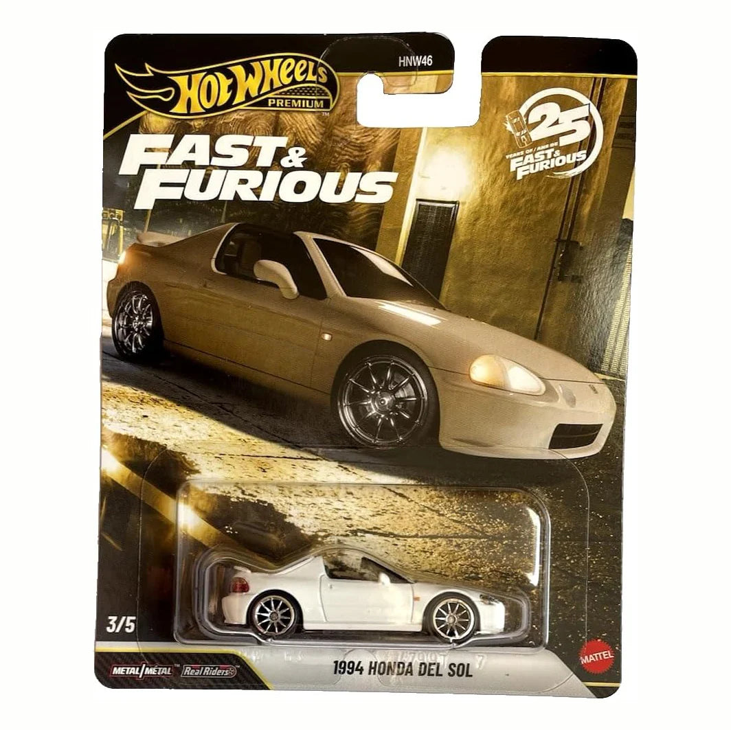 Hot Wheels Premium Rápidos y Furiosos 1994 Honda Del Sol.