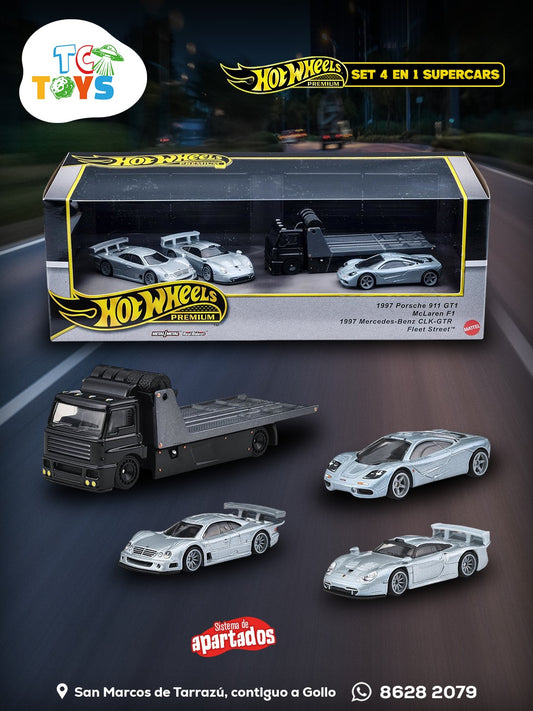 Hot Wheels Premium Set de 4 Europeos.