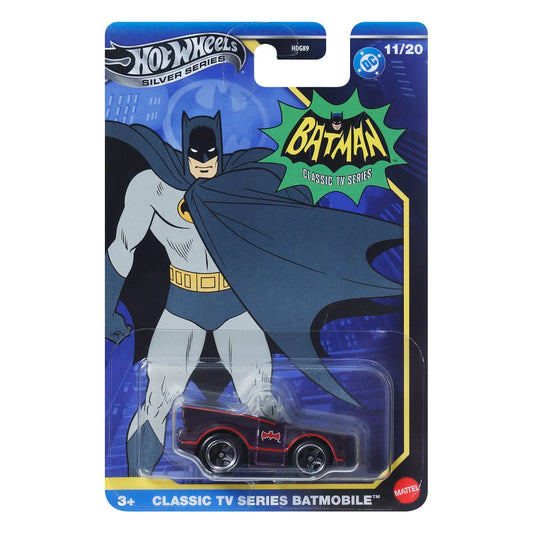 Hot Wheels Premium Silver Classic TV Series Batmobile.