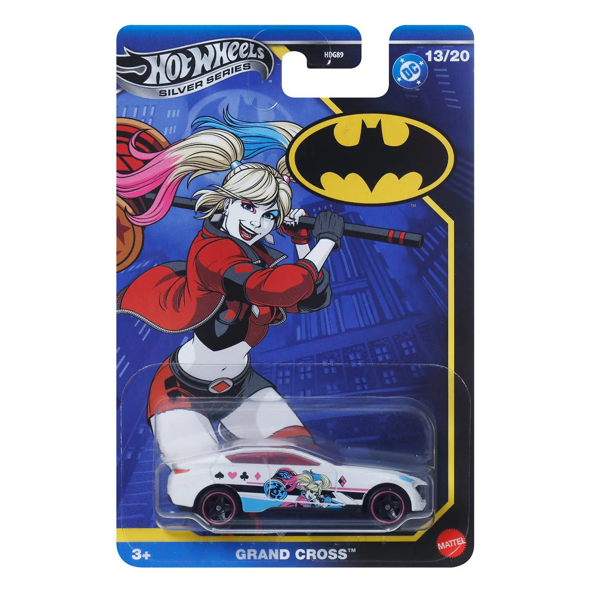 Hot Wheels Premium Silver Grand Cross Harley Quimm.