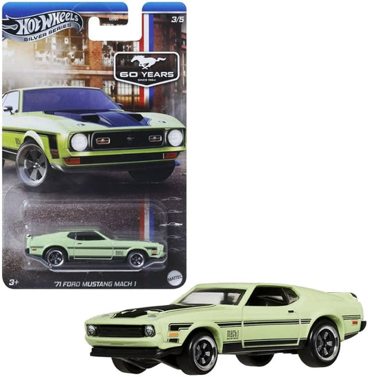 Hot Wheels Premium Silver Series 71 Ford Mustang Mach 1.