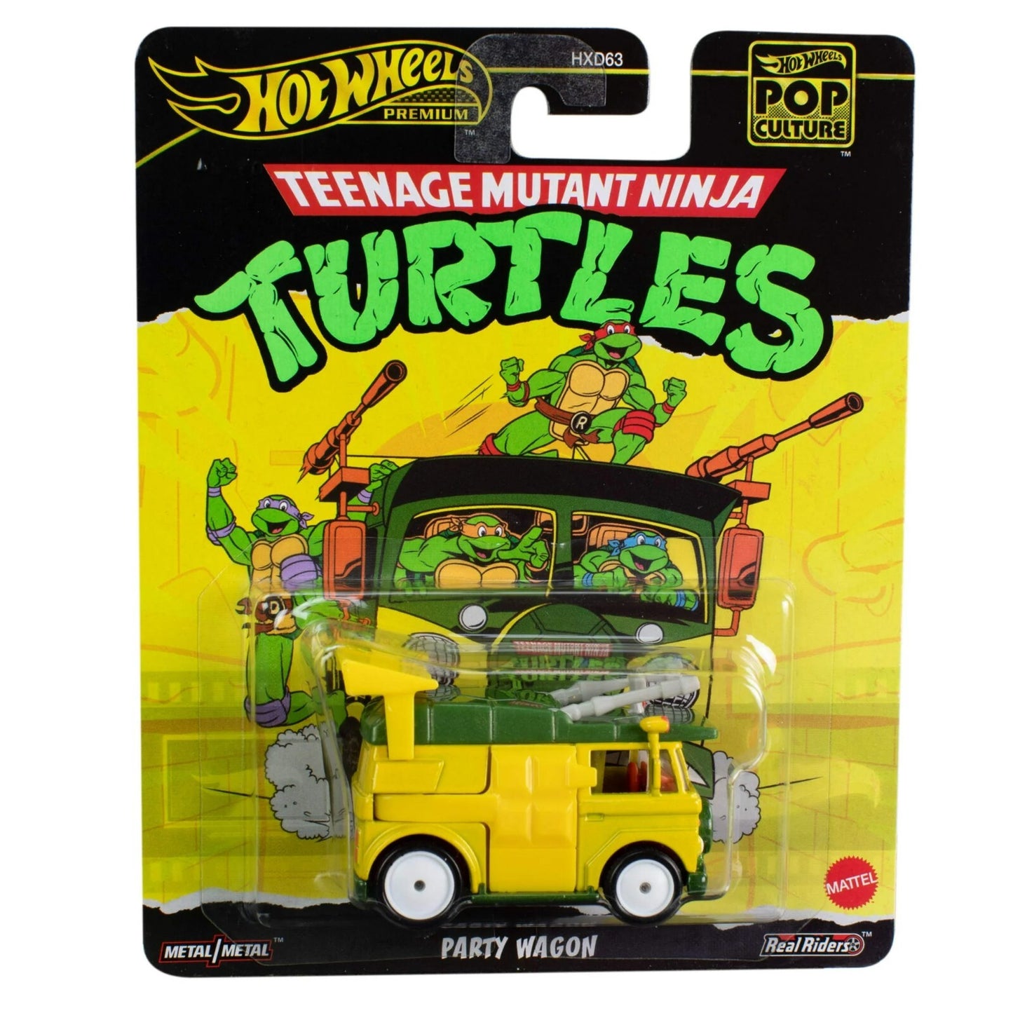 Hot Wheels Premium Turtles Party Wagon.